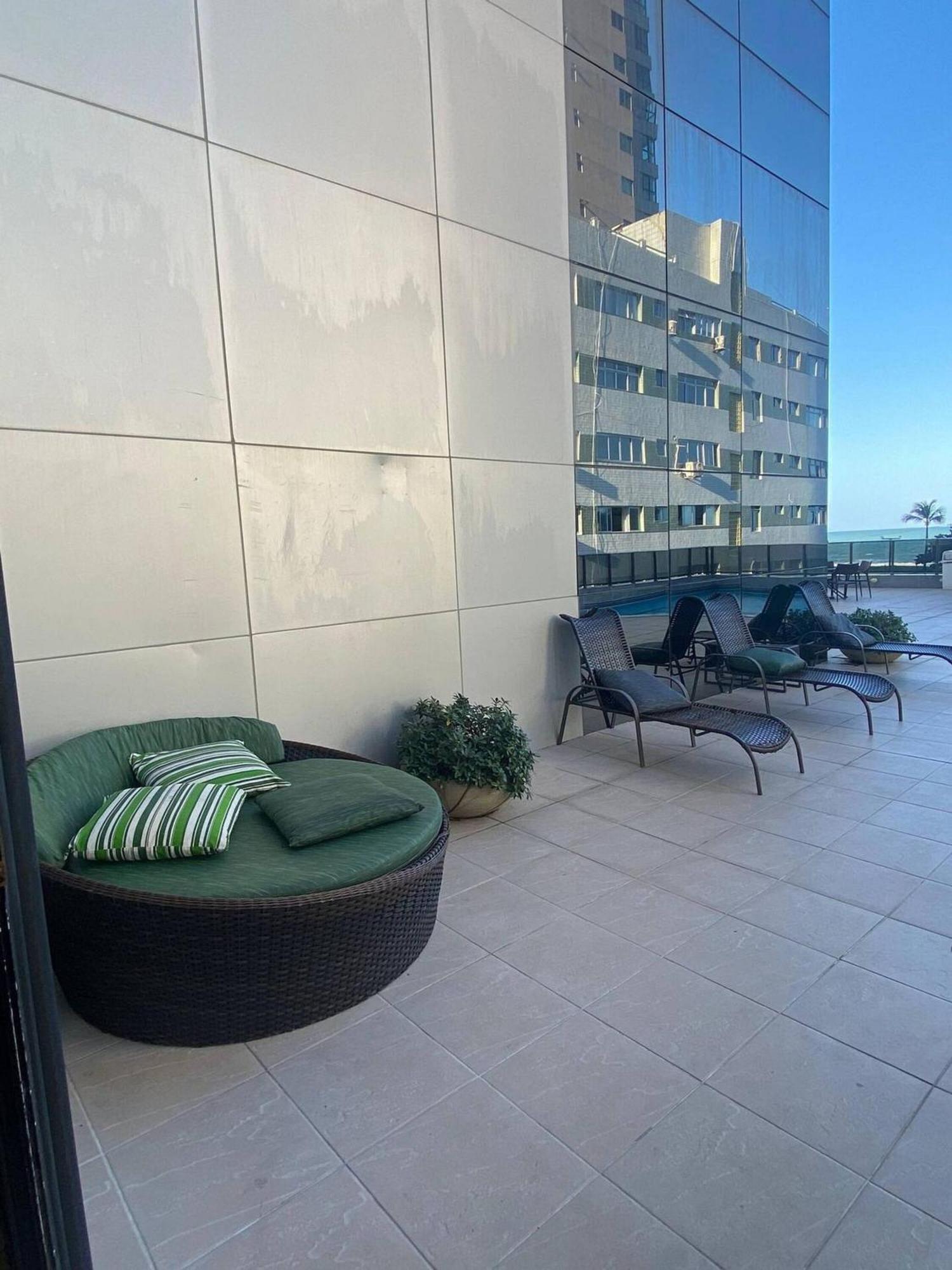 דירות Flat Beira Mar Academia Piscina Boa Viagem Recife - Com Cafe Da Manha Opcional מראה חיצוני תמונה