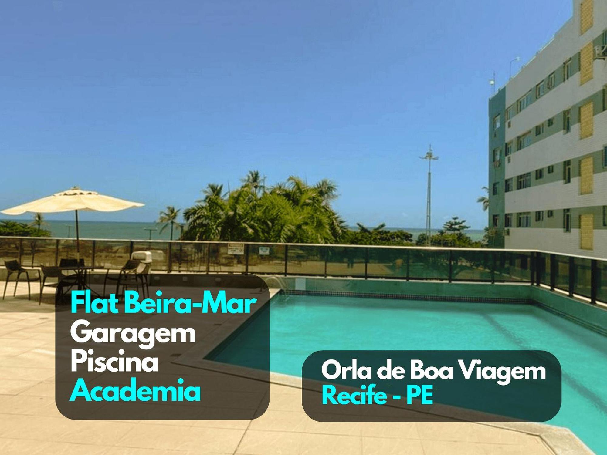 דירות Flat Beira Mar Academia Piscina Boa Viagem Recife - Com Cafe Da Manha Opcional מראה חיצוני תמונה